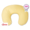 Extra cover for feeding pillow- Hanging Hearts yellow stripes