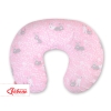 Extra cover for feeding pillow- pink rabbits