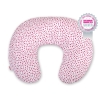 Extra cover for feeding pillow- white-wine red stars