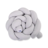 Extra Thick High Braided Cushion Knot bumper- gray