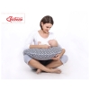 Feeding pillow - dream catchers dark blue