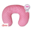 Feeding pillow for Baby- Basic dark pink checkered