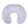 Feeding pillow for Baby- Gray flower pattern