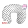 Feeding pillow for Baby- Gray with white dots