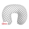 Feeding pillow for Baby- Gray with white dots