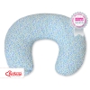 Feeding pillow for Baby- Hanging hearts blue flowers
