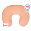 Feeding pillow for Baby- Hanging hearts orange