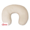 Feeding pillow for Baby- Hanging hearts white polka dots on beige