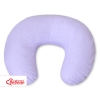 Feeding pillow for Baby- Hanging hearts white polka dots on lilac