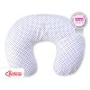 Feeding pillow for Baby- Navy blue dots on white