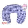 Feeding pillow for Baby- Navy blue flower pattern