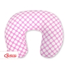 Feeding pillow for Baby- pink with white dots