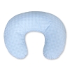 Feeding pillow for Baby- Teddy Bear with bow blue