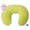 Feeding pillow for Baby- Teddy Bear with bow green
