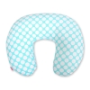 Feeding pillow for Baby- turquoise with white dots