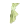 Green Curtains for baby room- Bear with bow