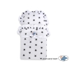 Handmade wooden Doll pram Black White -739