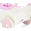 Handmade Wooden Doll's Pram White with Pink -530