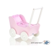 Handmade Wooden Pink Pram for Dolls -530