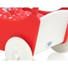 Handmade Wooden Stroller Doll Pram Red White -771