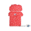 Handmade Wooden Stroller Doll Pram Red White -771