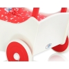 Handmade Wooden Stroller Doll Pram White with Red -771