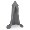 Hanging canopy Curtain Tent Cotton over Baby Bed Room in anthracite
