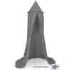 Hanging canopy Curtain Tent Cotton over Baby Bed Room in anthracite