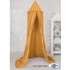 Hanging canopy Curtain Tent Cotton over Baby Bed Room in honey yellow