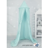 Hanging canopy Curtain Tent Cotton over Baby Bed Room in mint