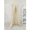 Hanging canopy Dome Cotton over Baby Bed Room in beige