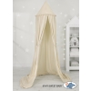 Hanging canopy Dome Cotton over Baby Bed Room in beige