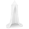 Hanging canopy Dome Cotton over Baby Bed Room in white