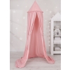 Hanging canopy Dome Cotton over Baby Bed Room - pastel pink