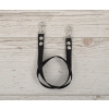 Hobby Horse reins for halters - black
