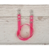 Hobby Horse reins for halters - dark pink