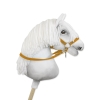 Hobby Horse reins for halters - honey yellow