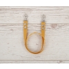 Hobby Horse reins for halters - honey yellow