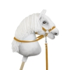 Hobby Horse reins for halters - honey yellow