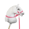 Hobby Horse reins for halters - neon pink