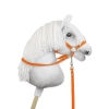 Hobby Horse reins for halters - orange