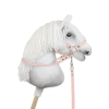 Hobby Horse reins for halters - powder pink