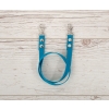 Hobby Horse reins for halters - turquoise