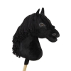 Black stick horse
