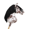Hobby Horse - brown leopard horse with a black mane A3