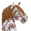 Hobby Horse - brown leopard horse with a brown mane A3