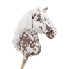 Hobby Horse Brown leopard horse White Mane A3