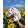 Hobby Horse Brown leopard horse White Mane A3