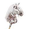 Hobby Horse Brown leopard horse White Mane A3