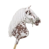 Hobby Horse Brown leopard horse White Mane A3